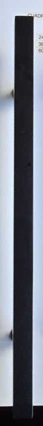 60" Square 2160 Door Pull Handle Set, Black