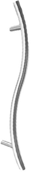 36" Type S 2336 Door Pull Handle, Stainless Steel